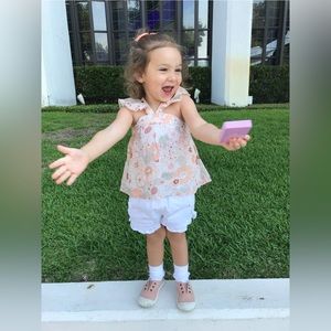 Chloe Girls floral top 2T